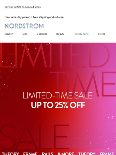 Nordstrom Sale Announcement