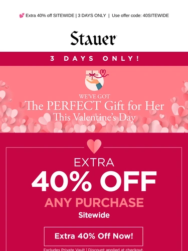Stauer Sale Announcement