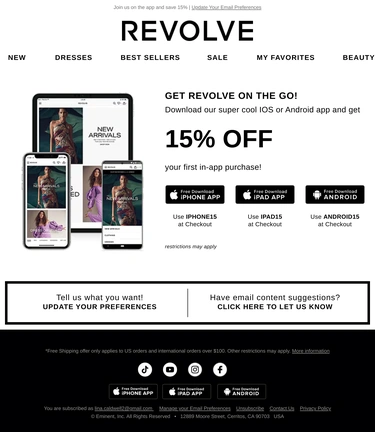 Revolve Welcome Series