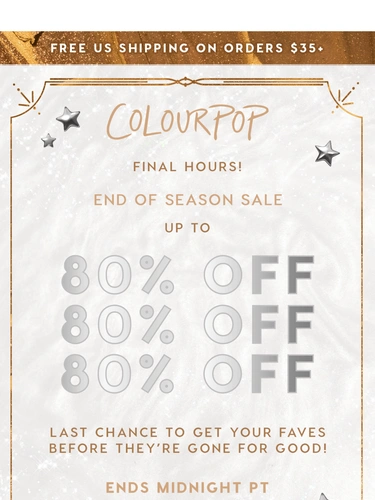 ColourPop Newsletter