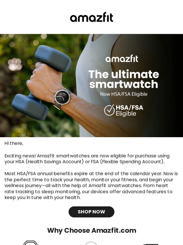 Amazfit Newsletter