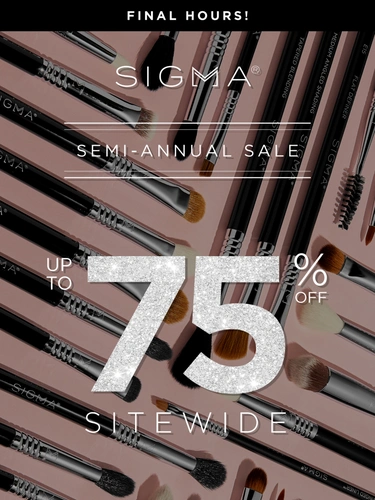 Sigma Beauty Sale Announcement