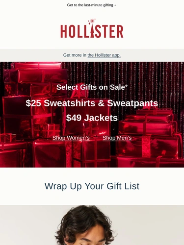 Hollister Co Newsletter