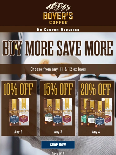 Boyer's Coffee Sale Announcement