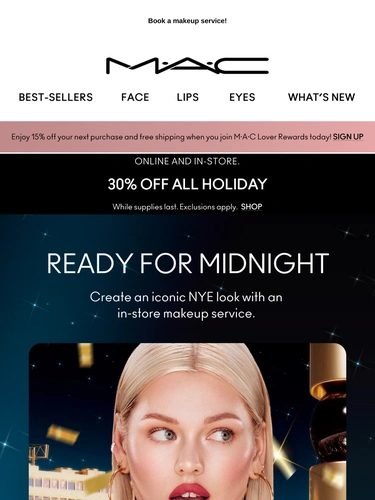 M·A·C Cosmetics Newsletter