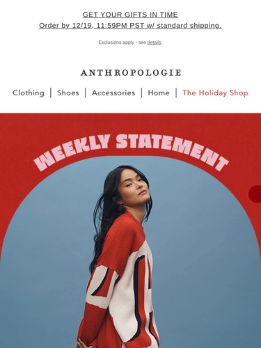 Anthropologie Newsletter