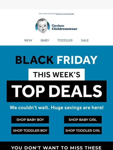 Gerber Childrenswear Newsletter