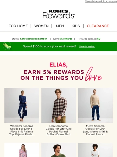 Kohl's Newsletter