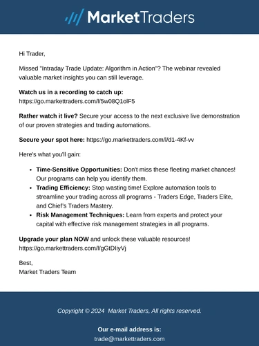 Market Traders Newsletter