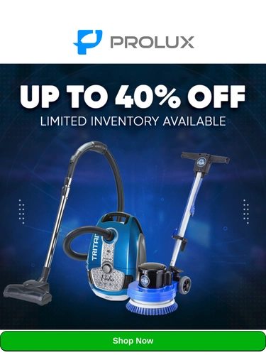 ProLux Cleaners Sale Announcement