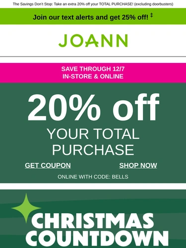 Joann Newsletter