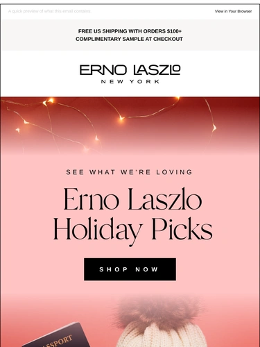 Erno Laszlo Newsletter