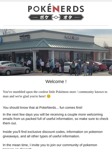 The PokeNerds Store Newsletter