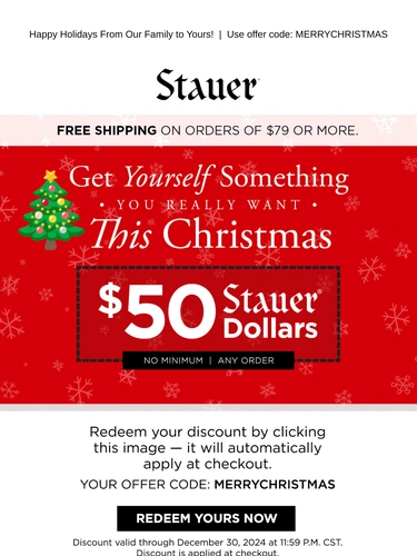 Stauer Newsletter