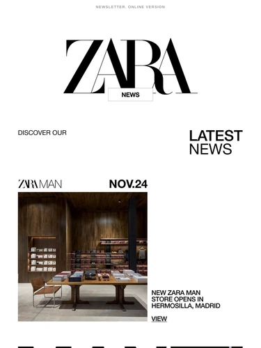 Zara Newsletter