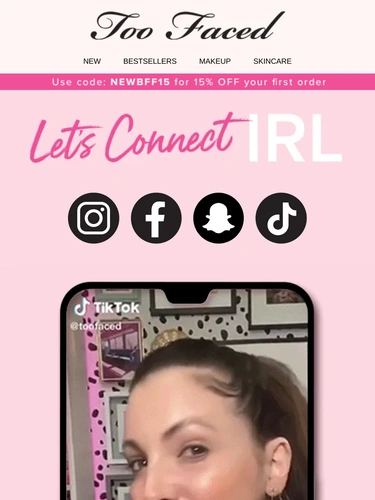 Too Faced Newsletter