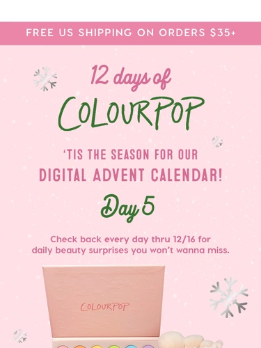 ColourPop Newsletter