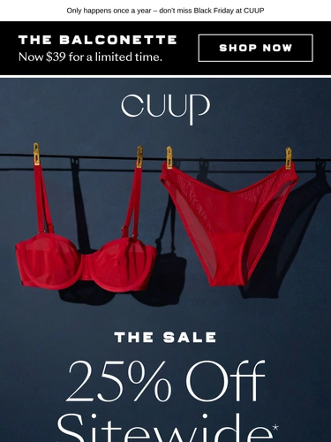 CUUP Sale Announcement