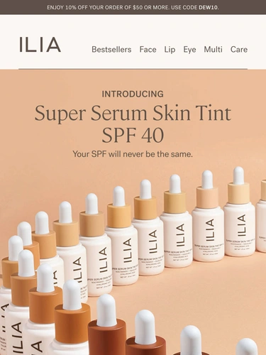 ILIA Beauty Newsletter