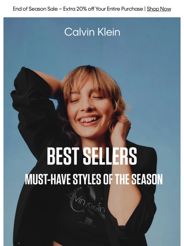 Calvin Klein Sale Announcement