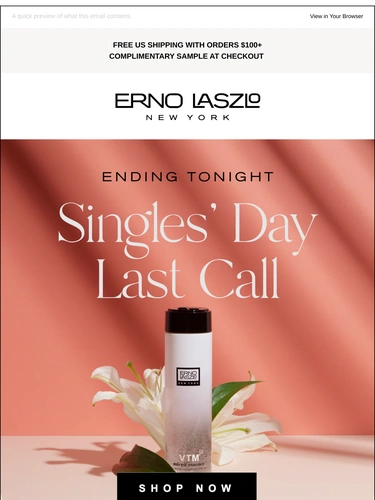 Erno Laszlo Newsletter