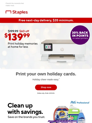 Staples Holiday Campaign