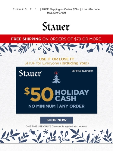 Stauer Newsletter