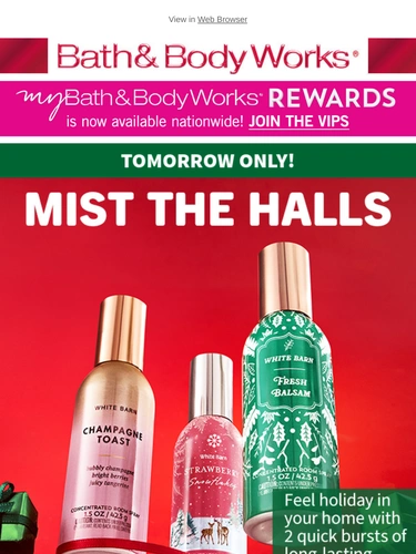 Bath & Body Works Newsletter