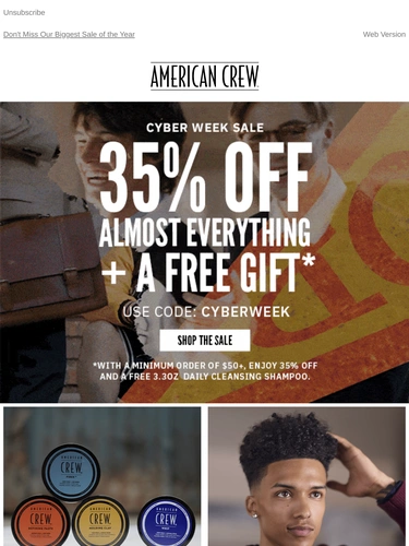 American Crew Newsletter