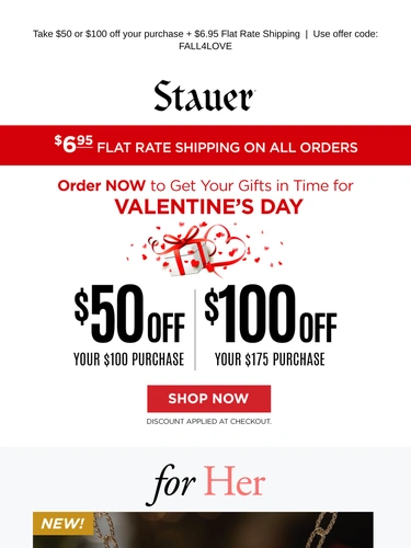 Stauer Sale Announcement