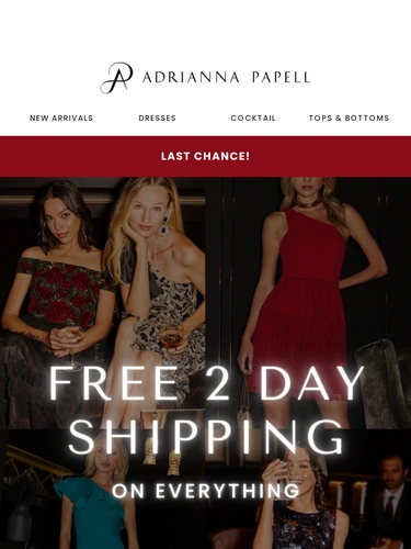 Adrianna Papell Newsletter