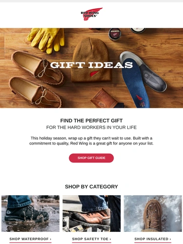 Red Wing Shoes Newsletter