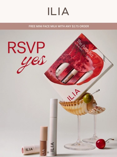 ILIA Beauty Newsletter