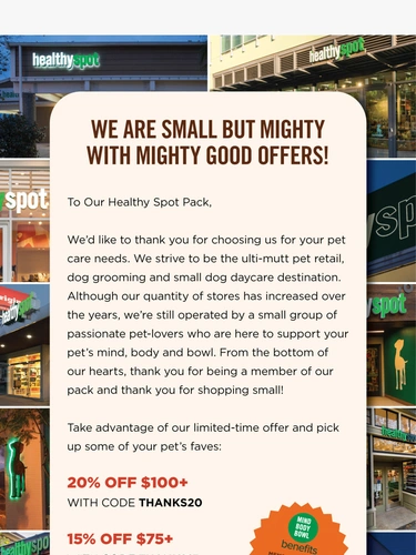 Healthy Spot Newsletter