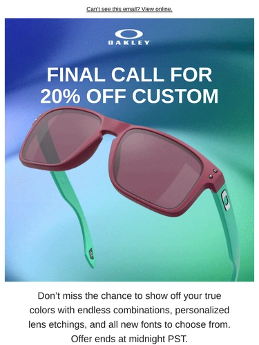 Oakley Newsletter