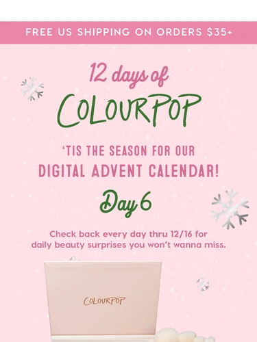 ColourPop Newsletter