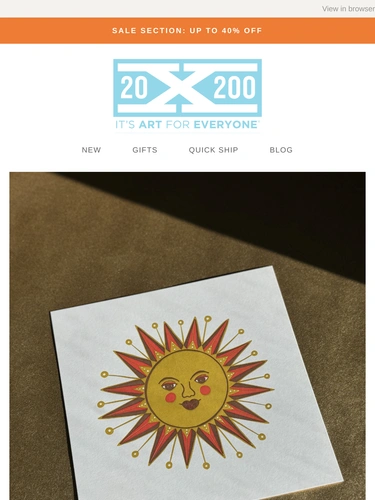 20x200 Newsletter