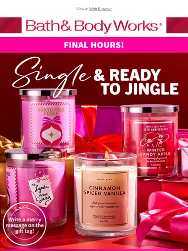 Bath & Body Works Newsletter