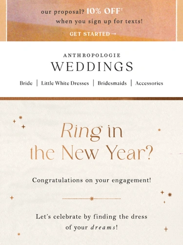 Anthropologie Welcome Series