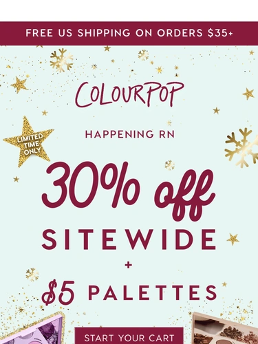 ColourPop Sale Announcement