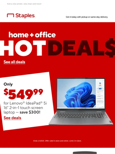 Staples Email