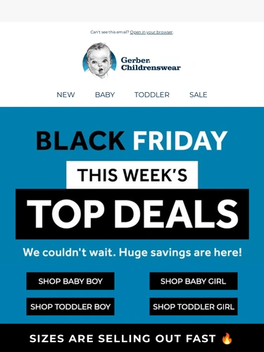 Gerber Childrenswear Newsletter