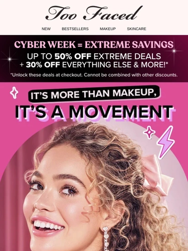 Too Faced Newsletter