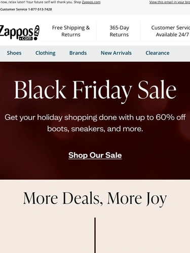 Zappos Newsletter