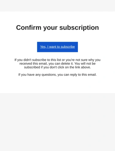 Toytopia Subscription Confirmation