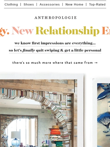 Anthropologie Newsletter