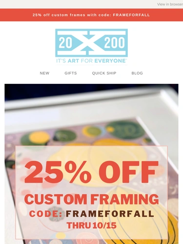 20x200 Newsletter