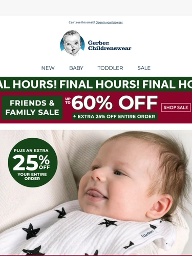 Gerber Childrenswear Newsletter