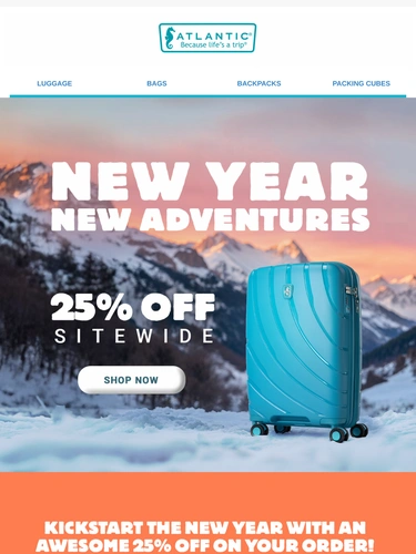 Atlantic Luggage Sale Announcement