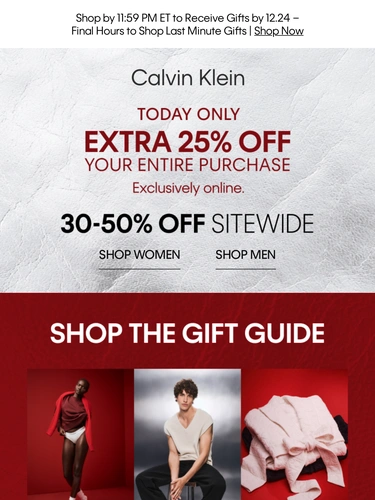 Calvin Klein Newsletter